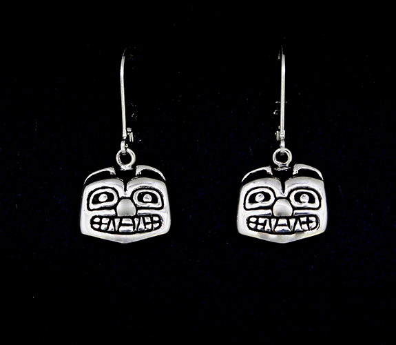 "Bear Face" Earrings - Jeff Mckenzie